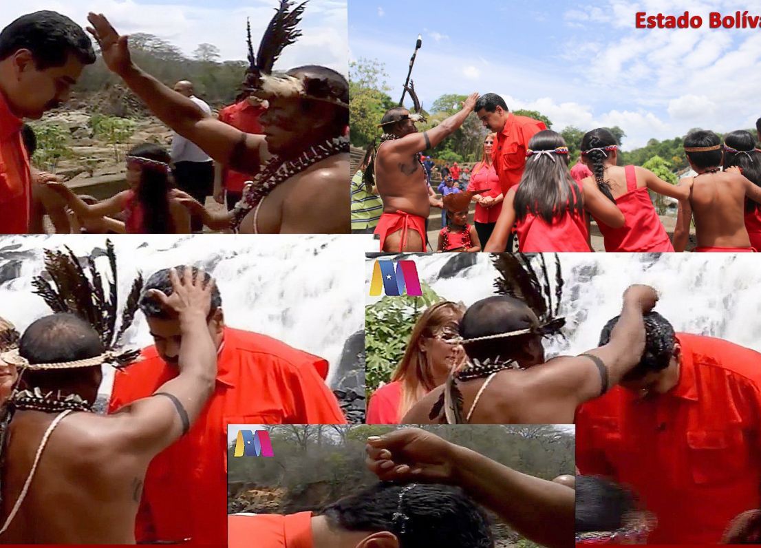 Мадуро на шамански ритуал