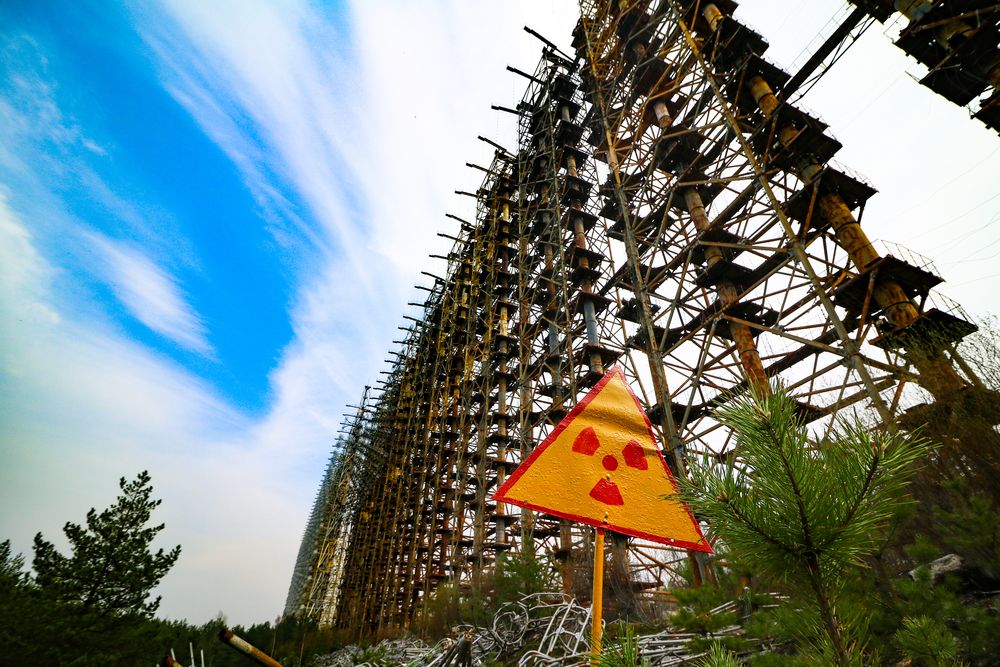 Около АЕЦ Чернобил има обширна зона, забранена за посещение