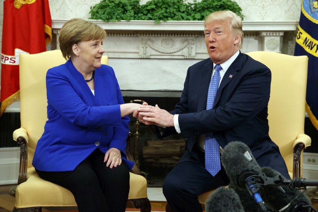 През април Ангела Меркел беше приета от Доналд Тръмп в Белия дом