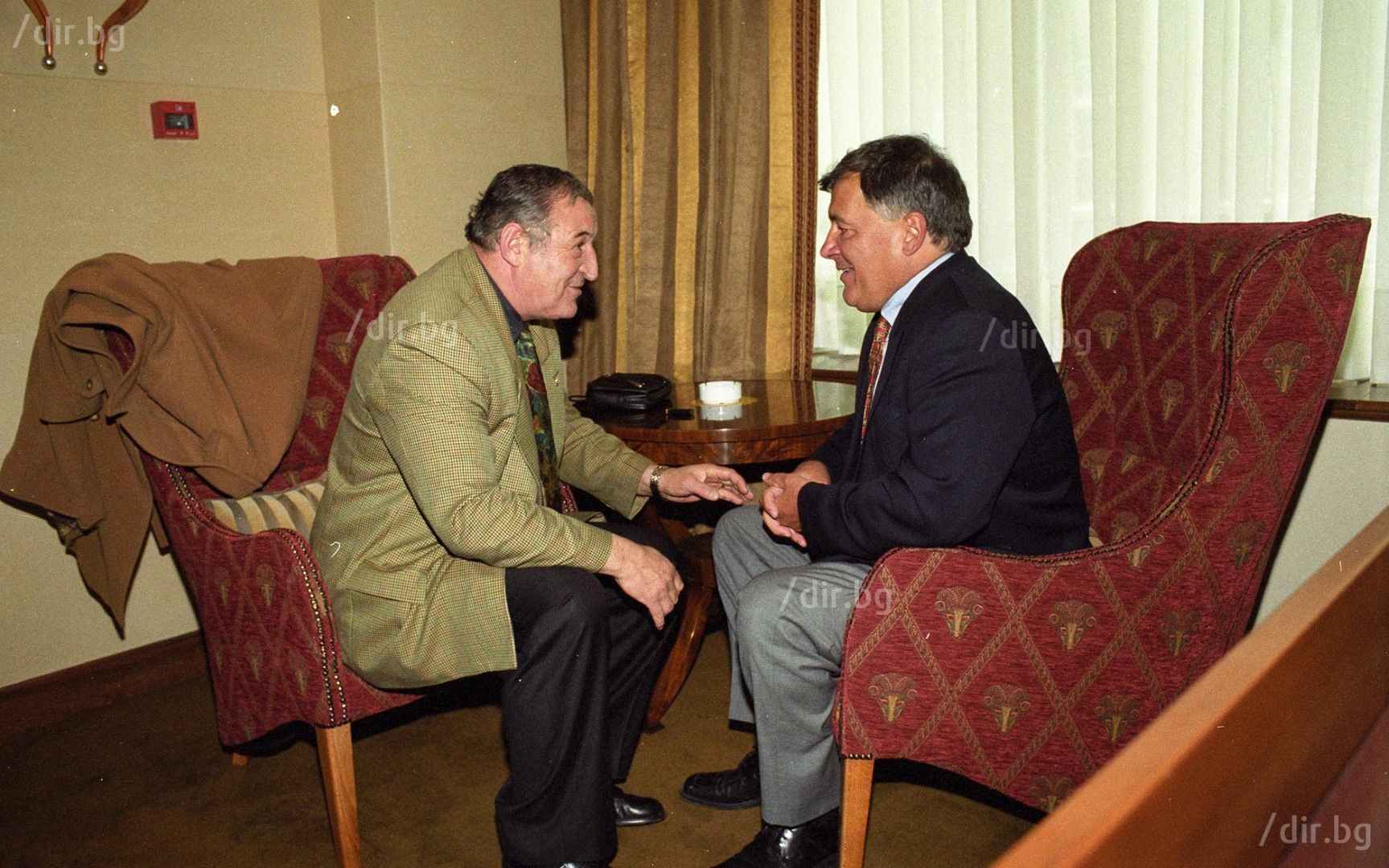 С Димитър Пенев, голям приятел и съратник. Снимка: ИВАН ГРИГОРОВ