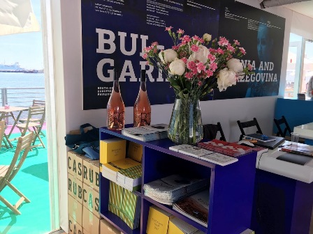 Български щанд на фестивала в Кан