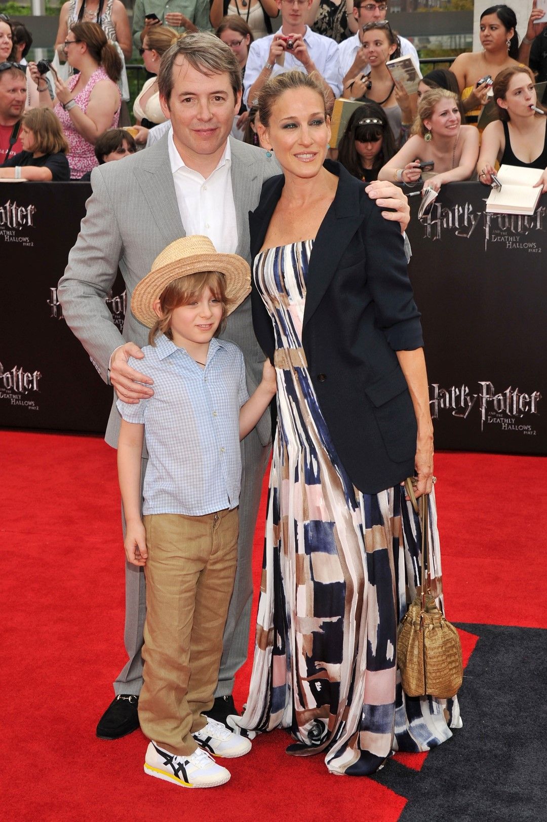Сара Джесика Паркър  и Матю Бродерик със сина си през 2011