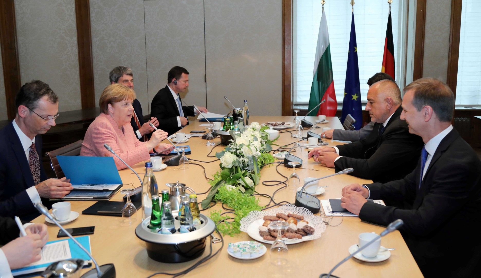 Премиерът Бойко Борисов се срещна с канцлера на Германия Ангела Меркел в Аахен