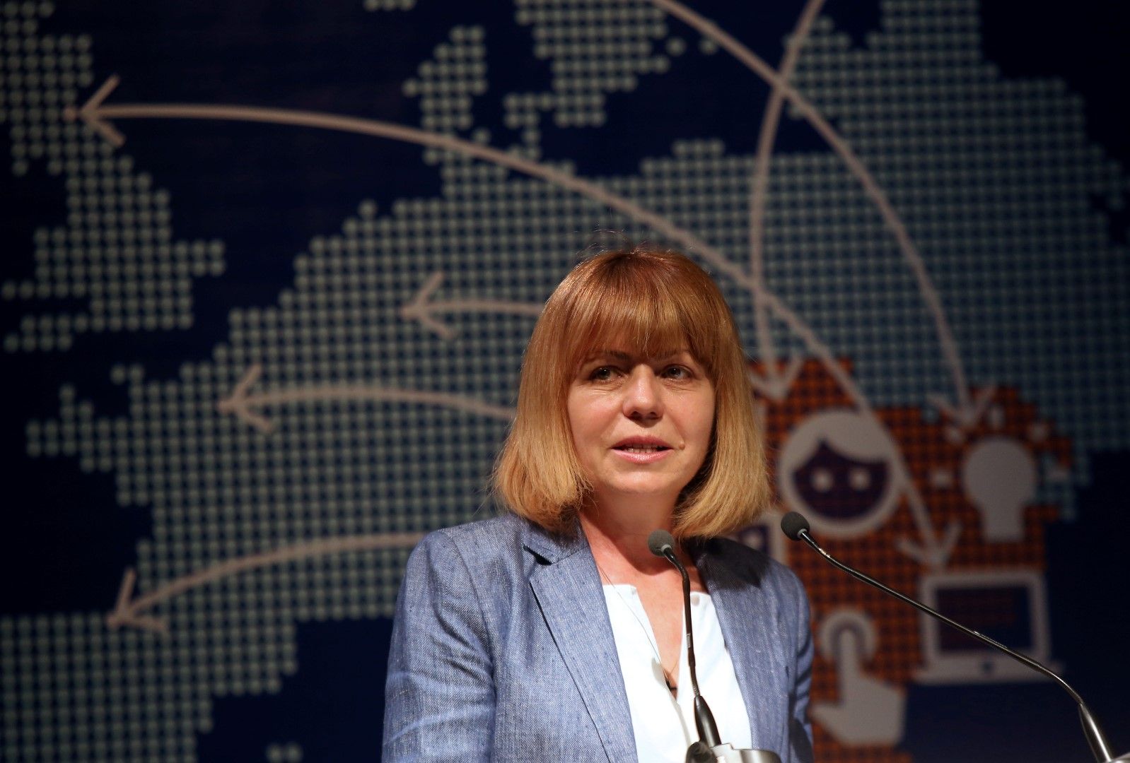 Столичният кмет Йорданка Фандъкова 