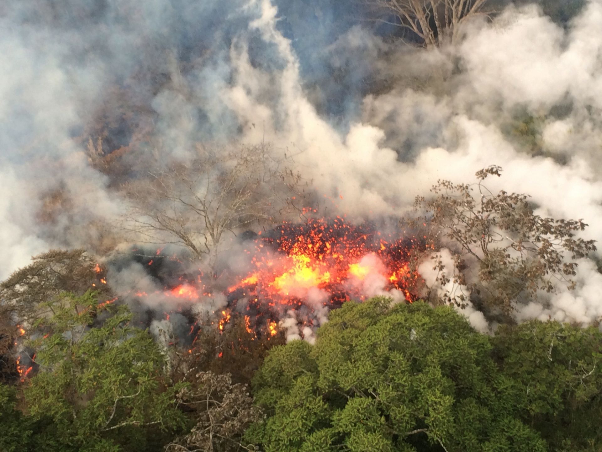 Изригванията на вулкана Килауеа причинил сериозни щети на Хаваите