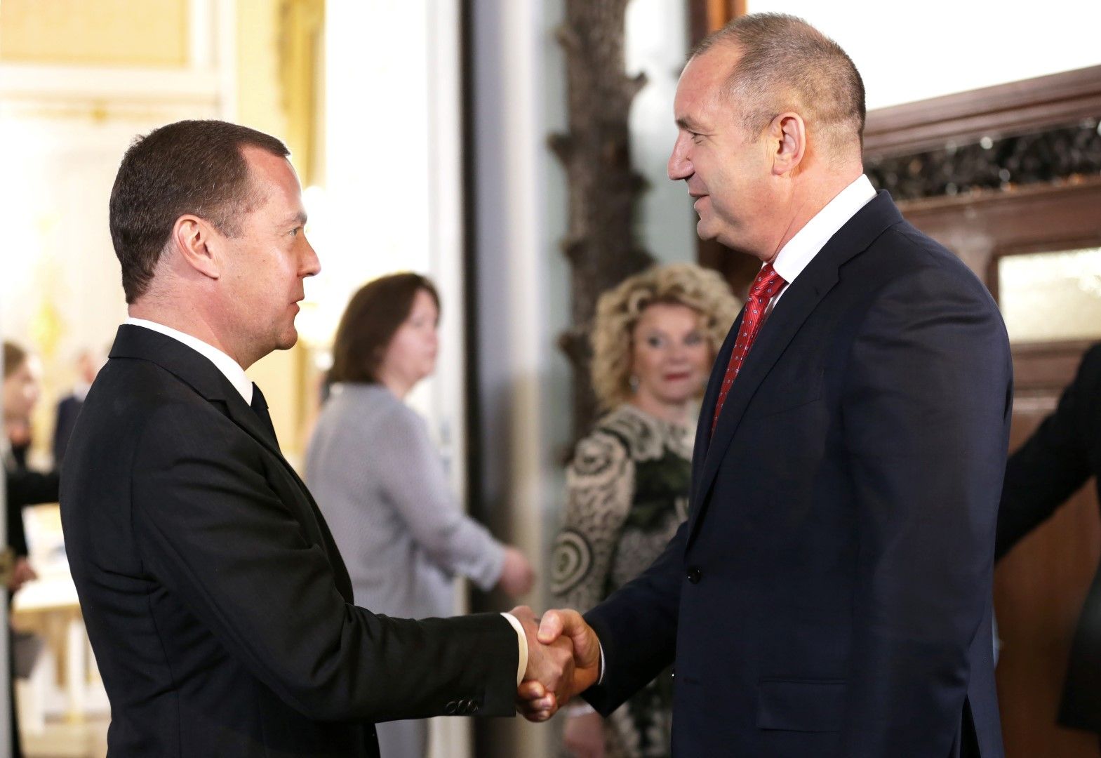 Румен Радев е на първото си посещение като президент в Русия