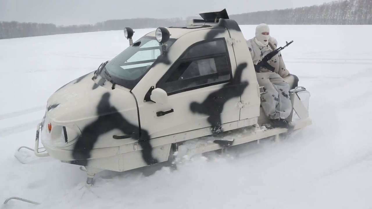 Русия показа... военен снегомобил