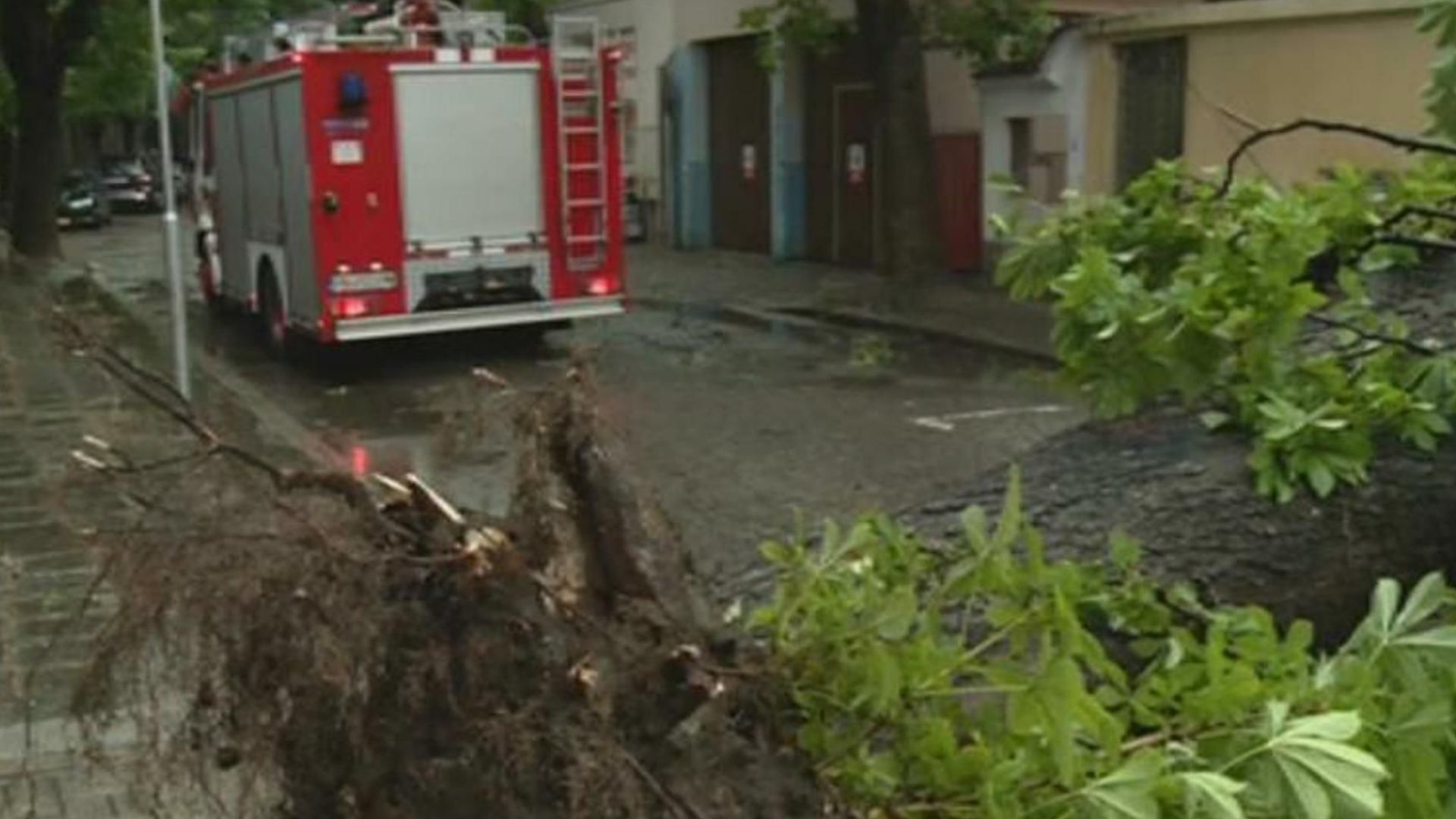 Ураганен вятър придружен със силен дъжд на места и с