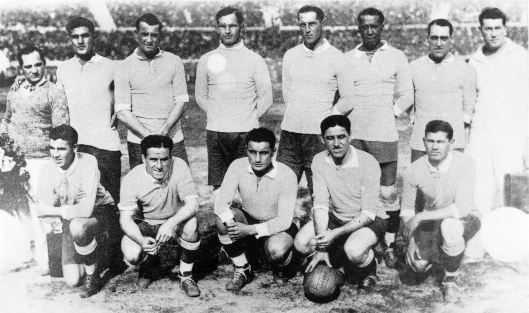 Ето ги първите шампиони на планетата - уругвайските национали.