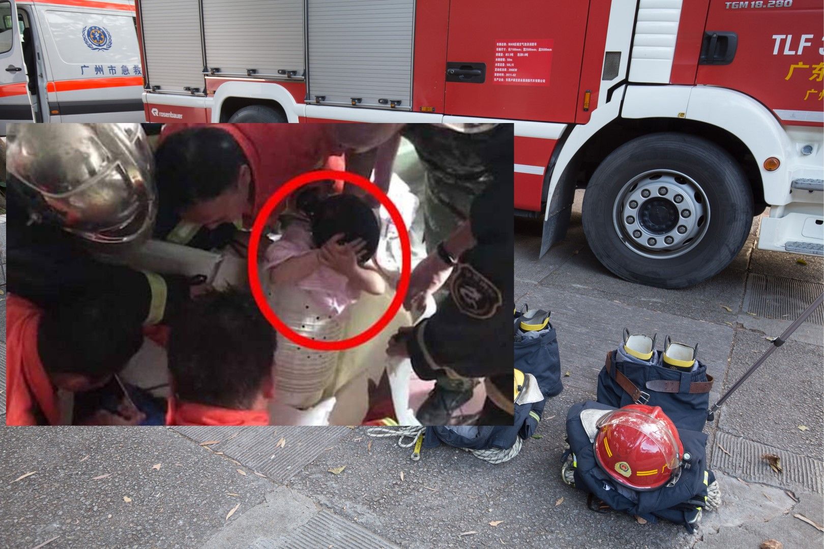 Близо половин час пожарникарите разглобявали пералнята и рязали металния барабан, за да извадят детето