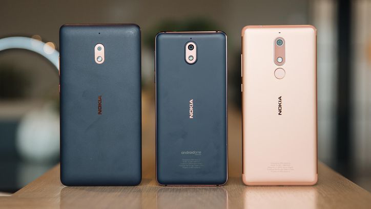 Nokia 5.1, Nokia 3.1 и Nokia 2.1