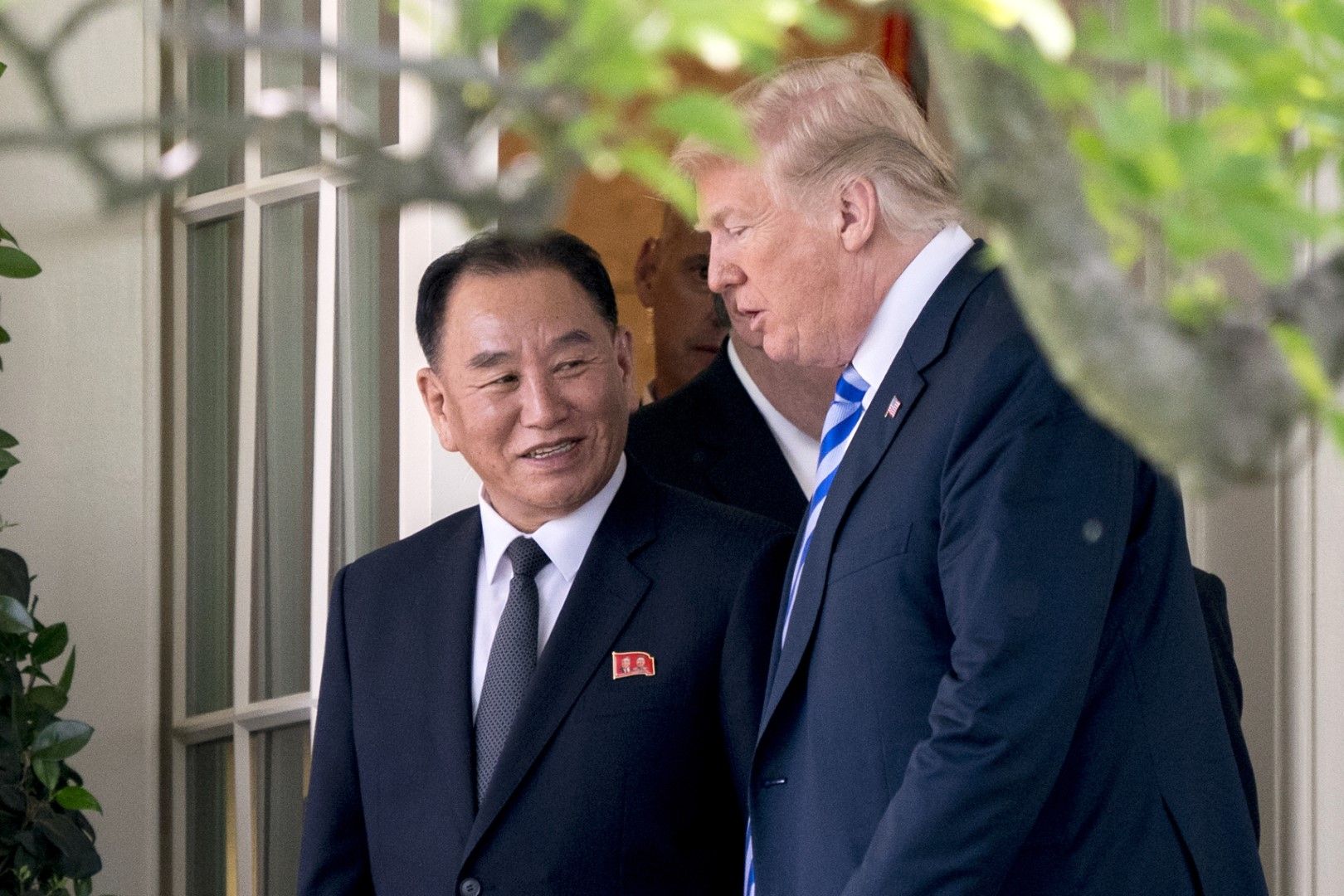 Ким Йон-чхол и Доналд Тръмп