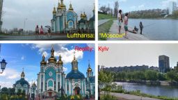"Луфтханза" изтегли клип за Мондиала, показвал грешно Киев вместо Москва