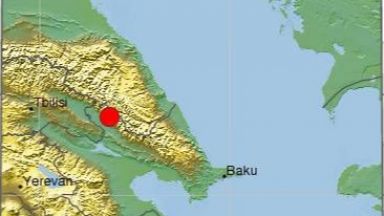 Силно земетресение в Азербайджан