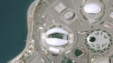 Вижте стадионите на Мондиала, снимани от Космоса (галерия)