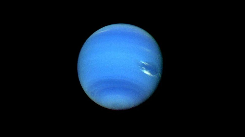 Нептун, видян от "Вояджър 2"