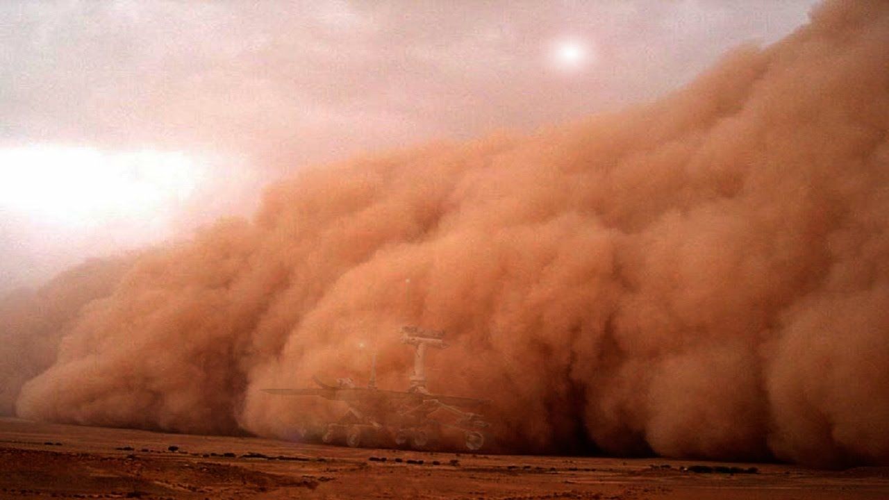 Роувърът "Опортюнити" е попаднал в пясъчна буря