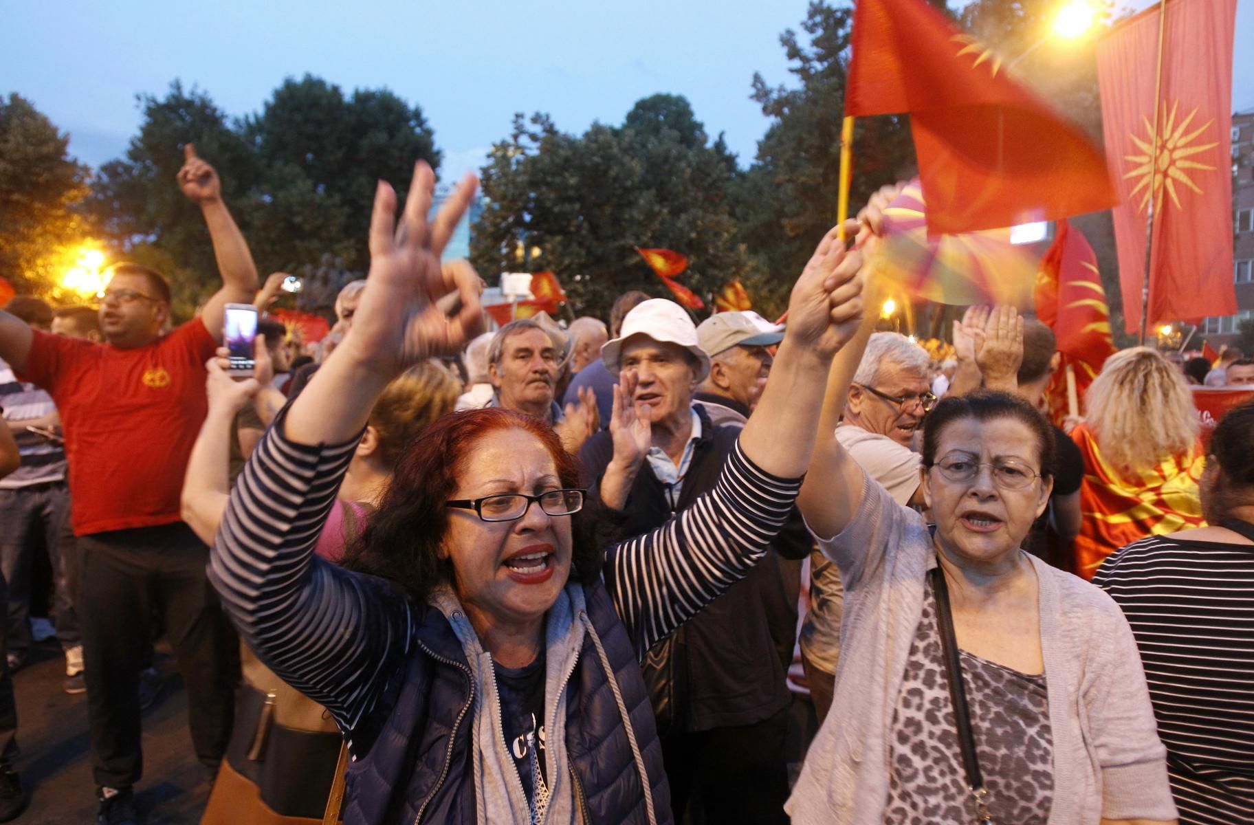 Протести срещу решението за име Северна Македония има и в Македония, и в Гърция