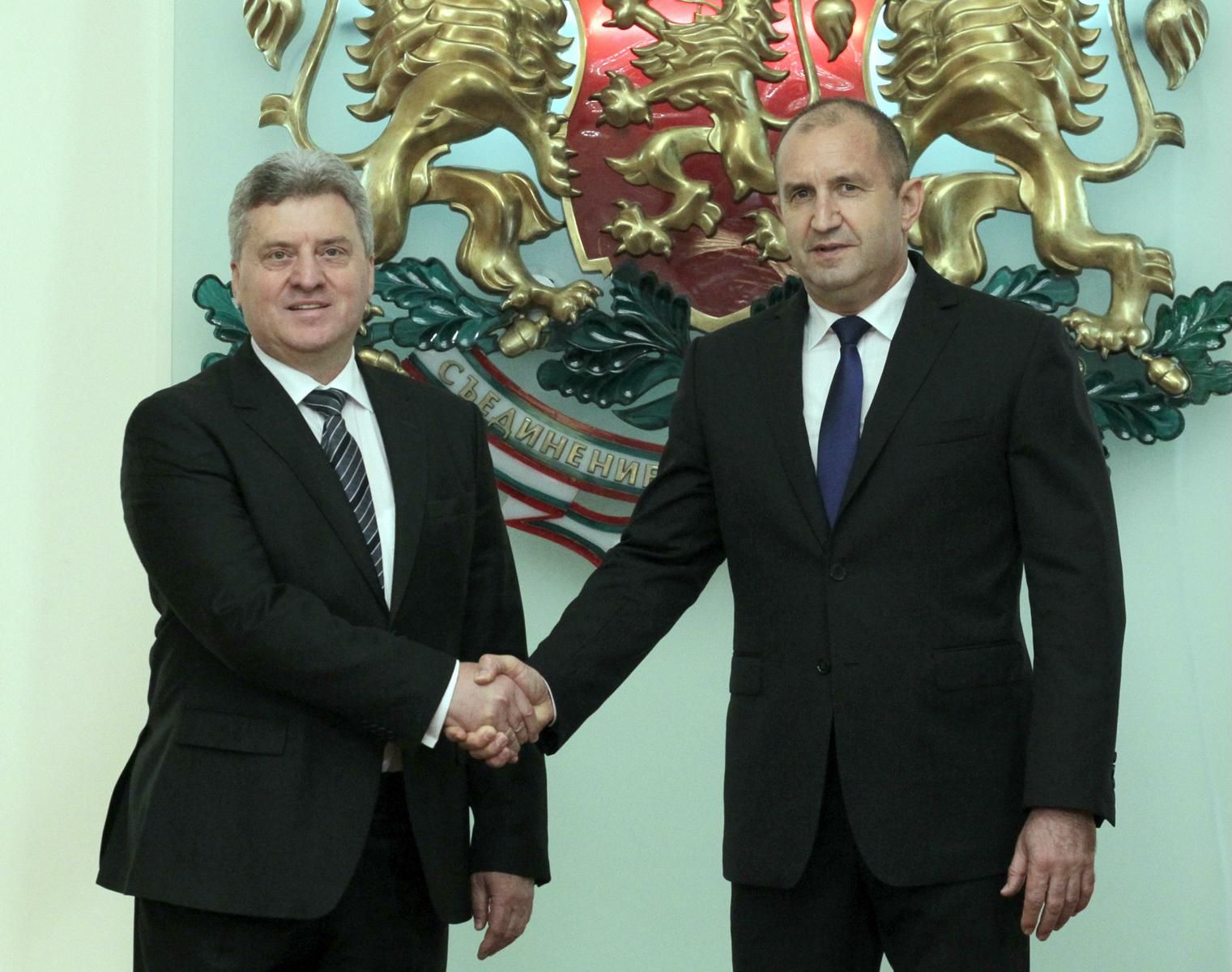 Президентът на Македония Георге Иванов се срещна с Румен Радев, но не бе приет от премиера и външния ни министър