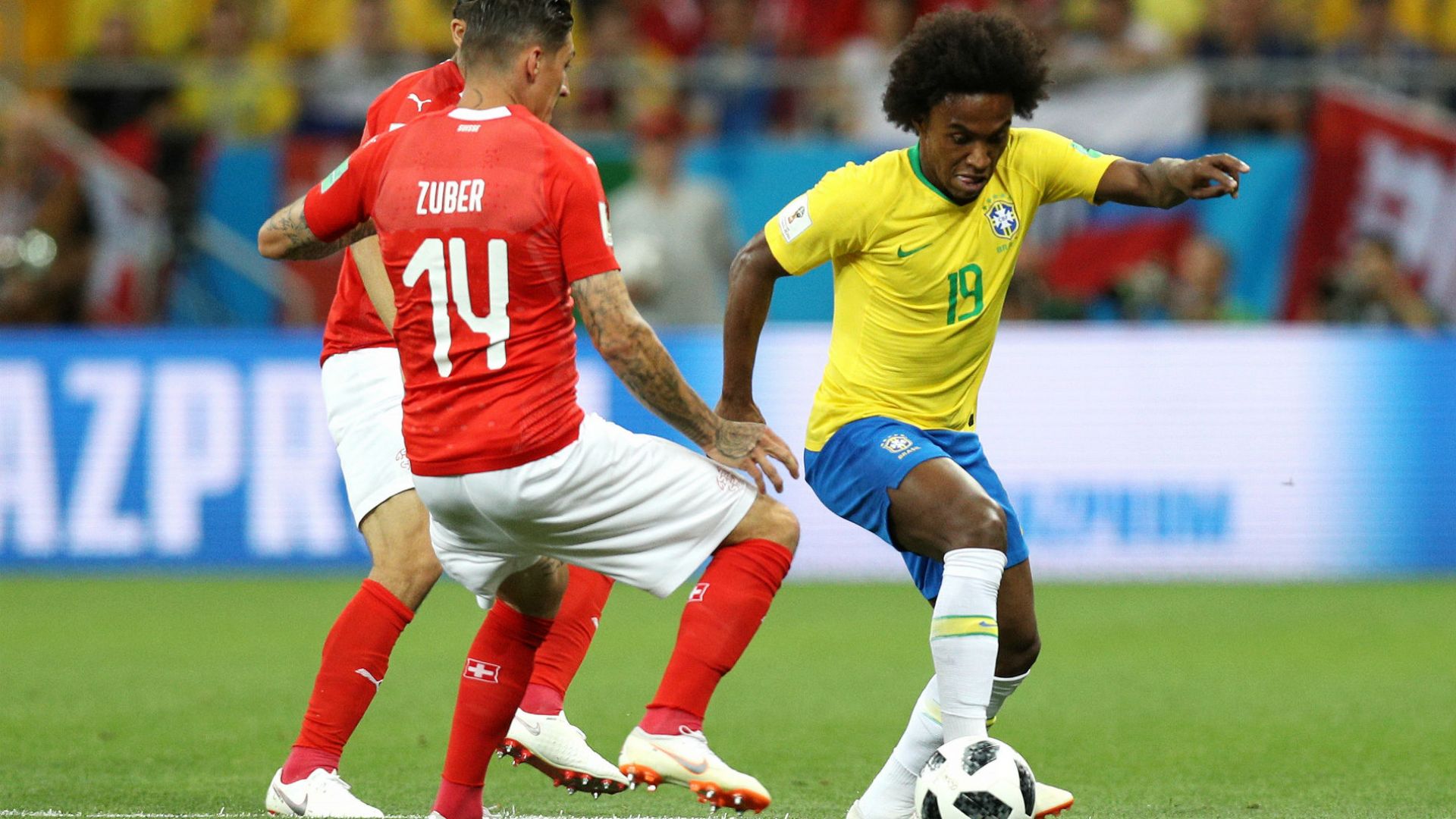 Бразилия - Швейцария 1:1 (статистика)