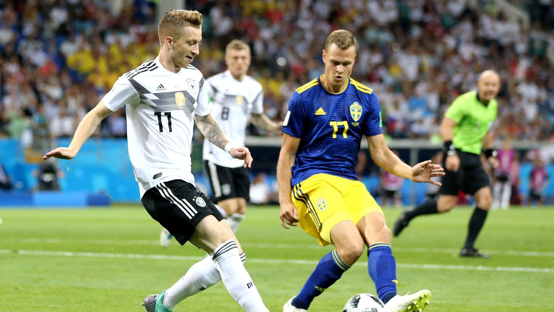 Германия - Швеция 2:1 (статистики)