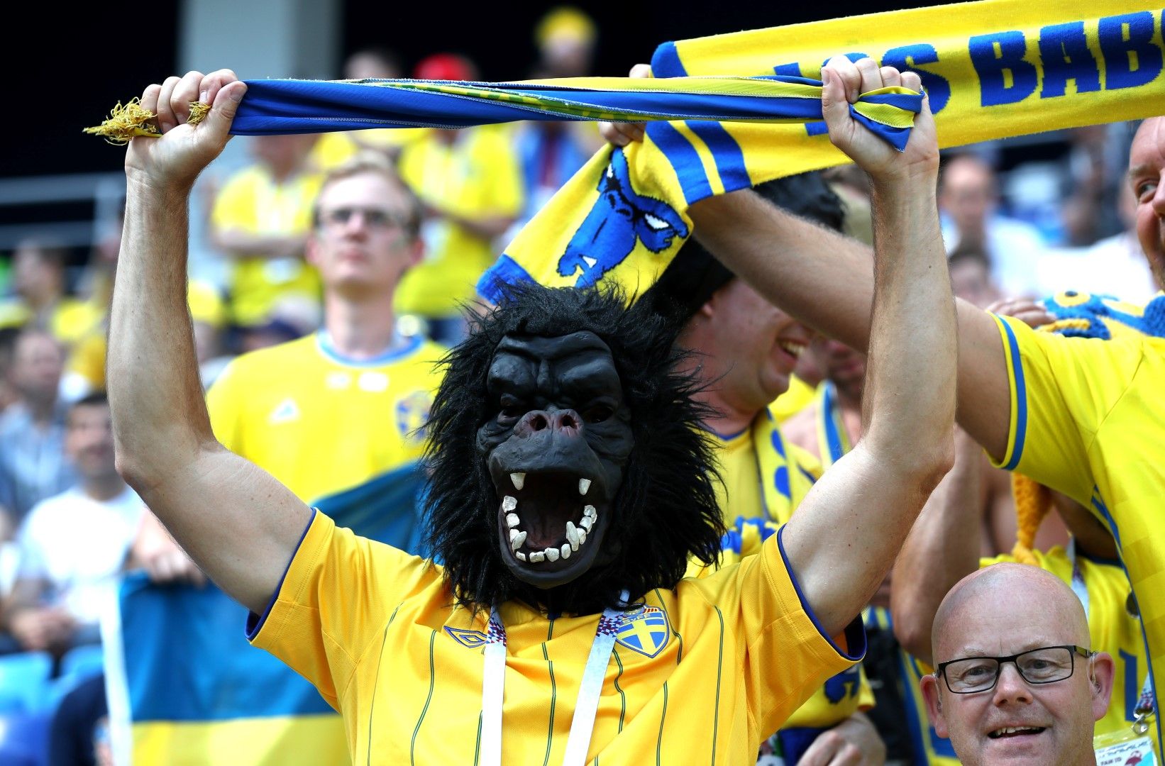 Шведските фенове искат от отбора си да е могъщ като Кинг Конг.