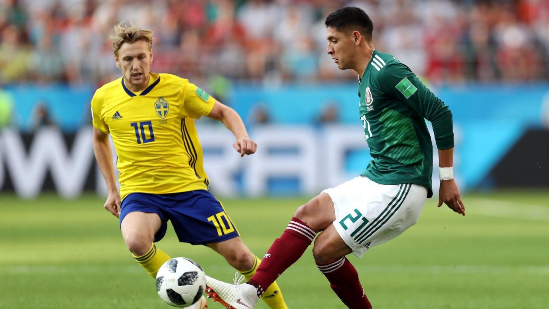 Мексико - Швеция 0:3 (статистика)