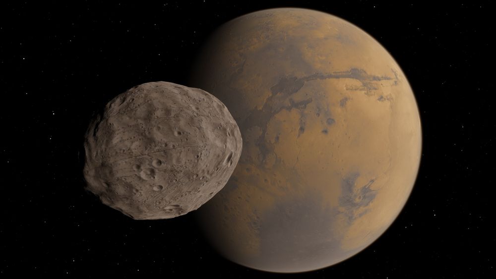 За разлика от хубавата ни и прилична Луна, спътниците на Марс по-скоро приличат на големи картофи с неправилна форма