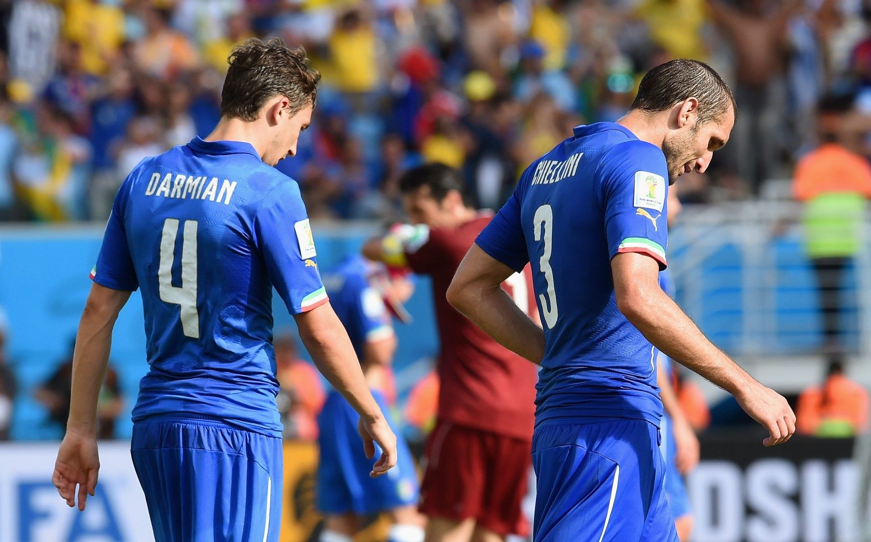 За втори пореден Мондиал Италия отпада в групите, Бразилия 2014.