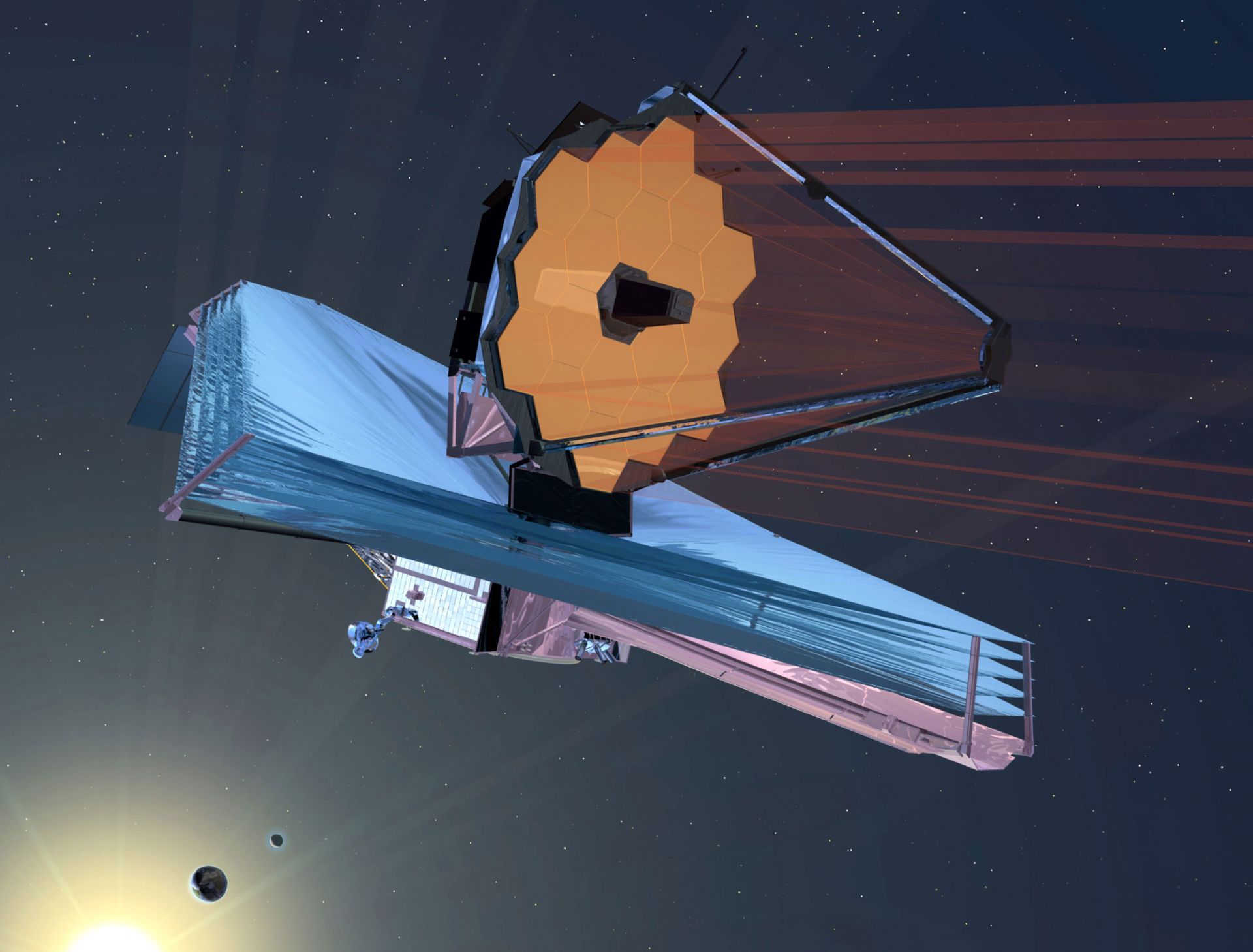 Aвангардният телескоп "Джеймс Уеб"