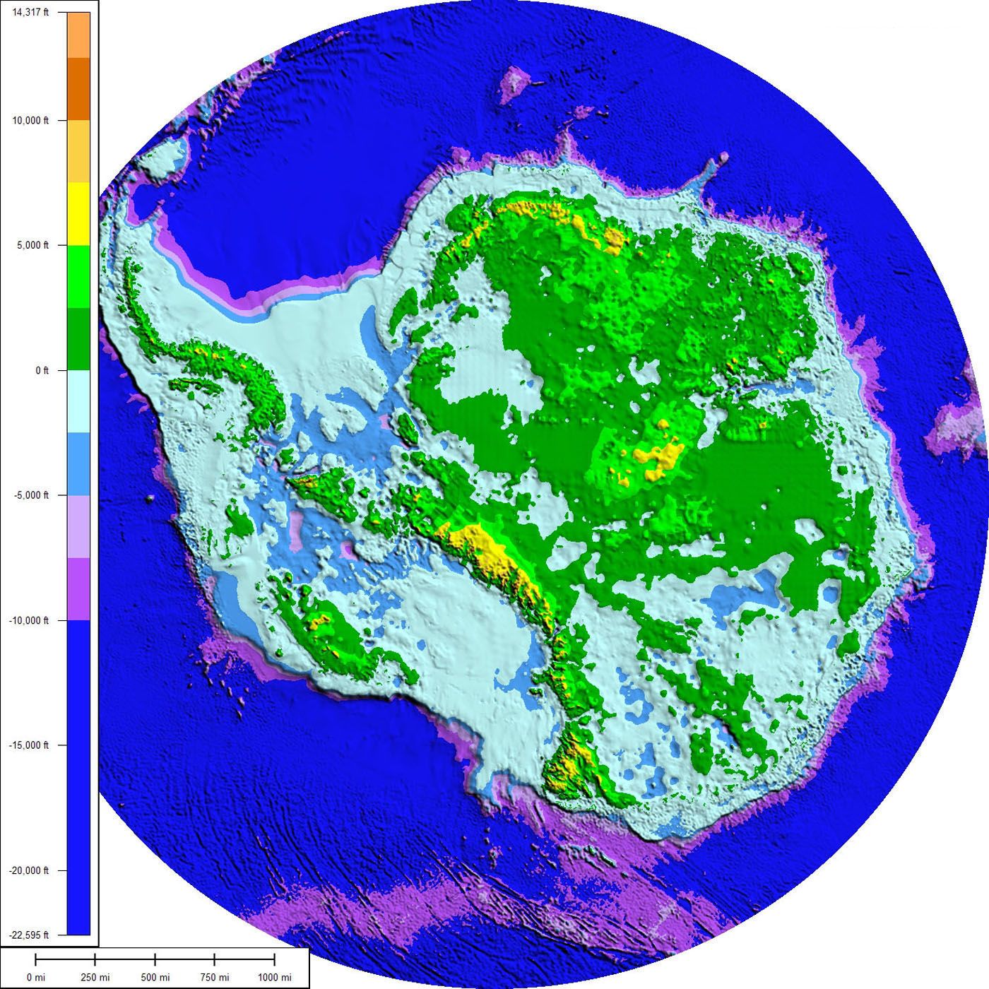 Така е изглеждала картата на Антарктида без никакъв лед - преди около 35 милиона години