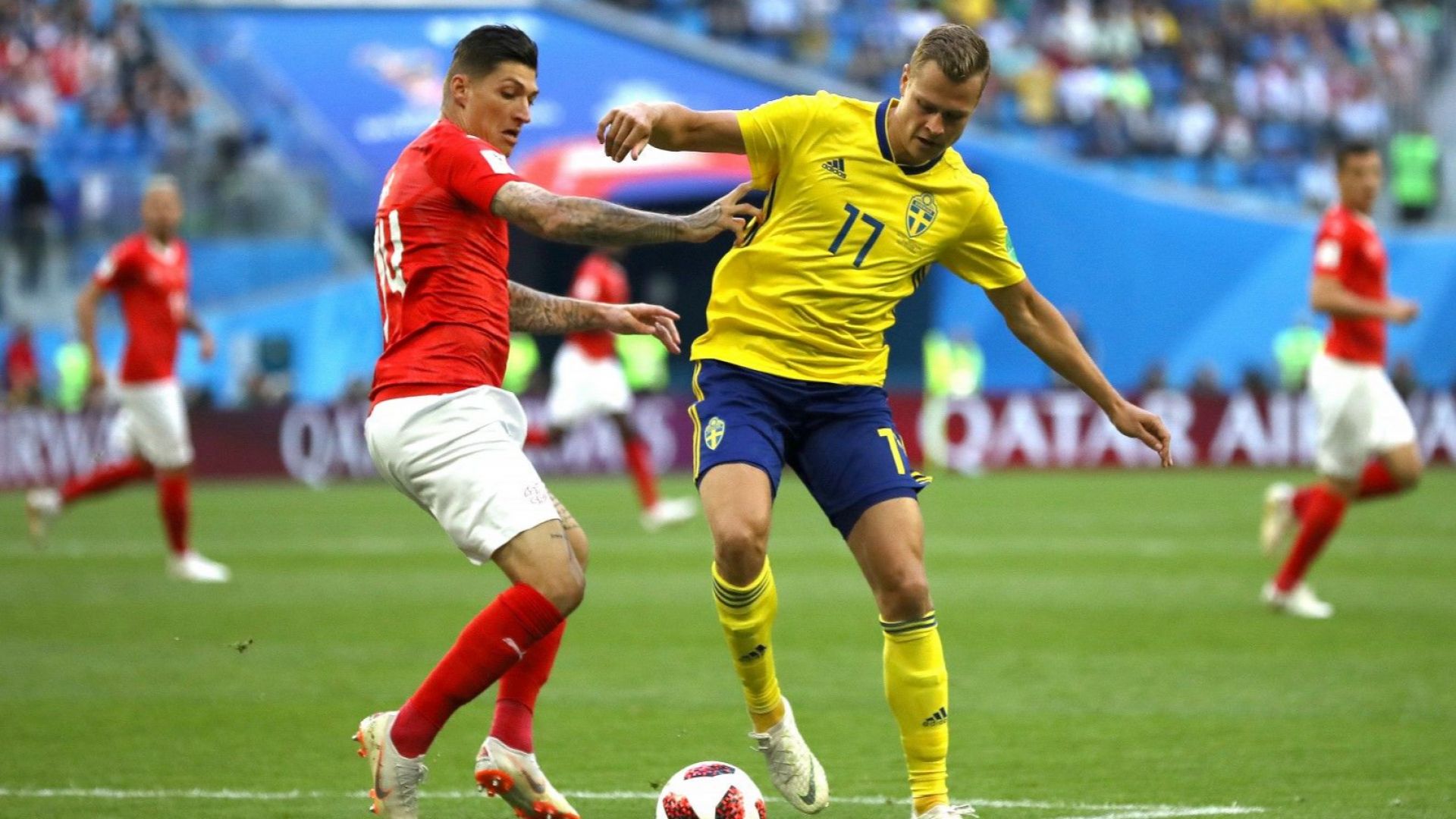 Швеция - Швейцария 1:0 (статистика)