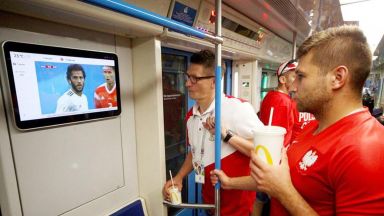 Над 14 милиона души гледали Мондиала в Московското метро
