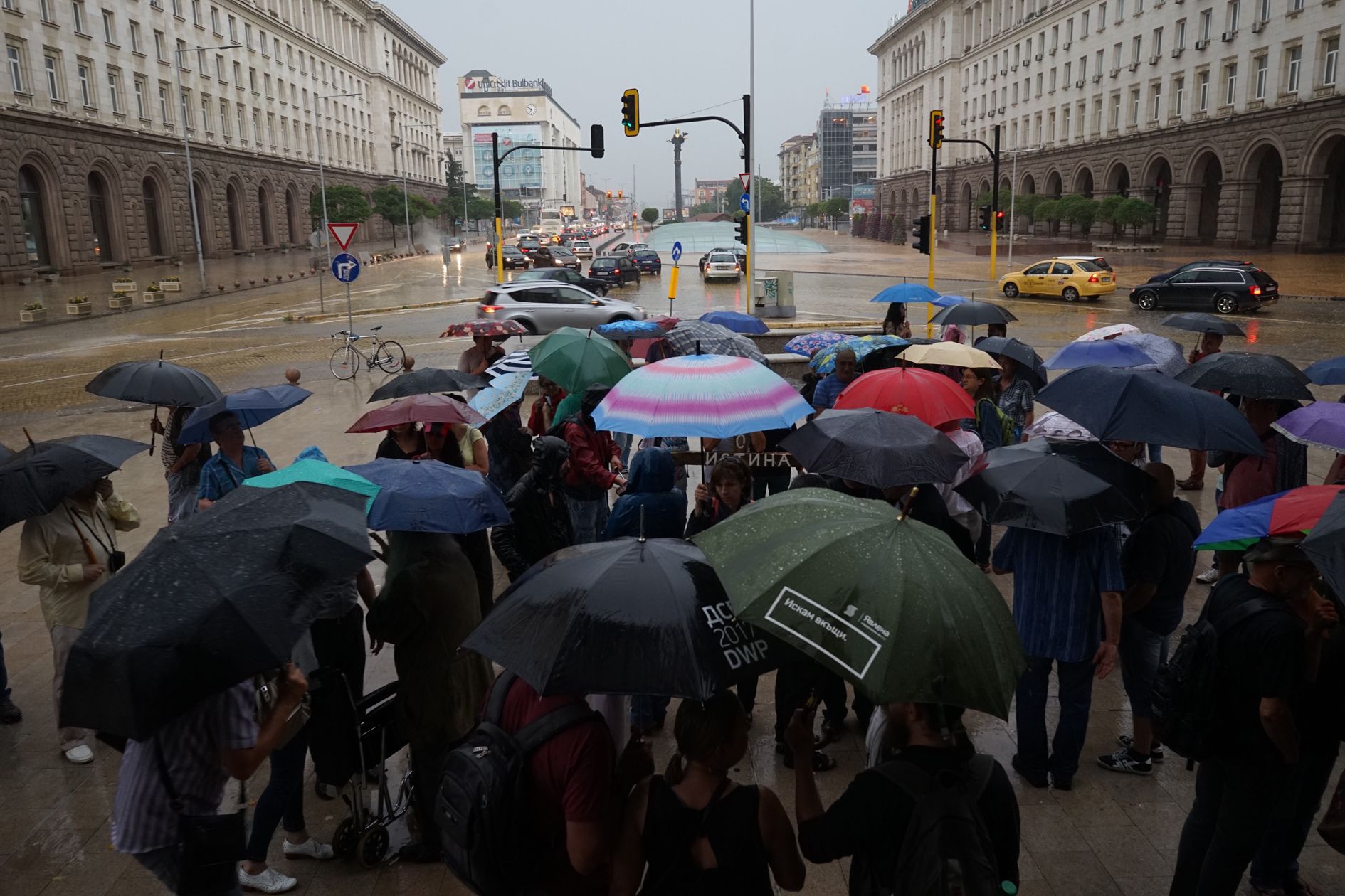 Протест в подкрепа на Николай Колев-Босия