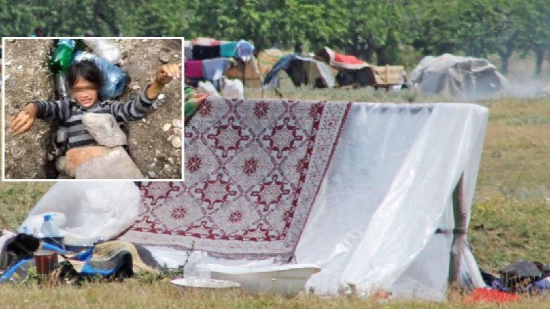 В Самоков заровиха с камъни и боклуци живо ромско дете