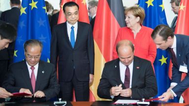 Китай и Германия сключиха сделки за 20 милиарда евро