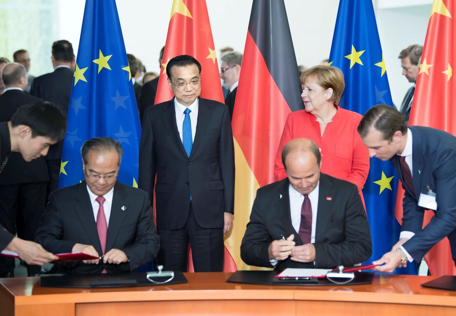Германия и Китай подписаха сделки за 20 милиарда евро