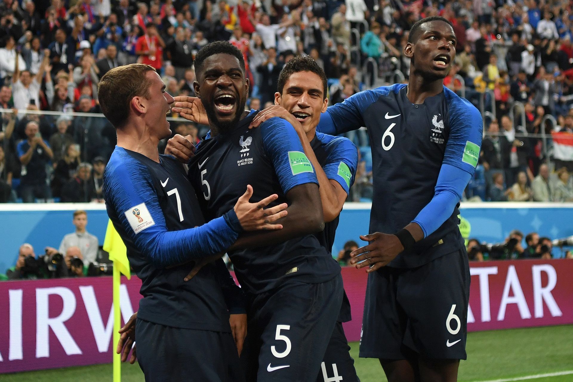 Гол на Юмтити донесе икономична победа на французите в полуфинала срещу Белгия