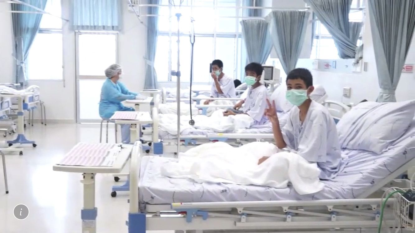 Децата са в болница  в град Чианг Рай