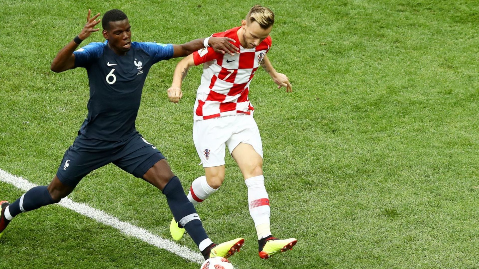 Франция - Хърватия 4:2 (статистика)