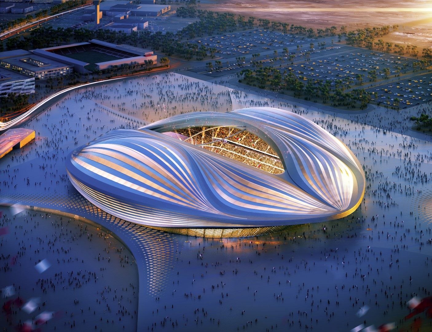  Al Wakrah Stadium в град Ал-Вакра
