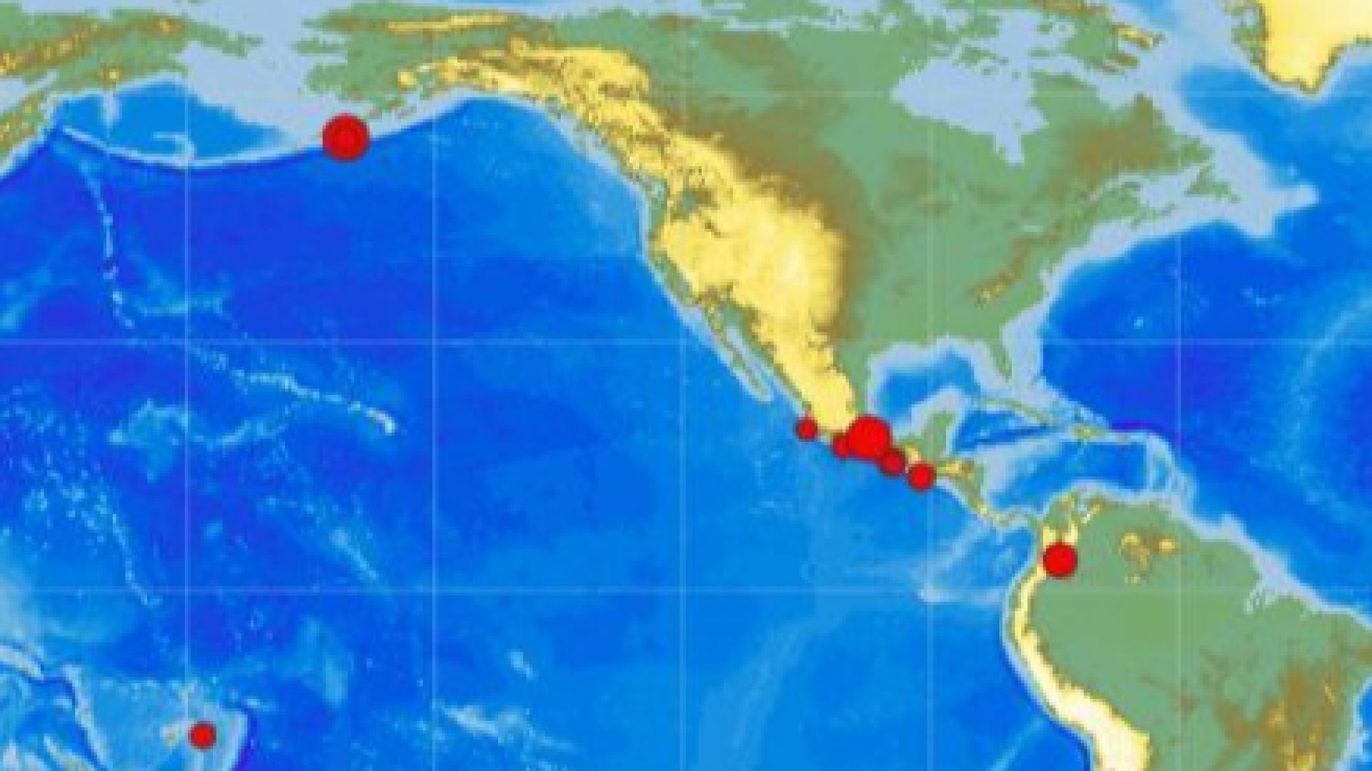 Две силни земетресения в Северна Америка днес