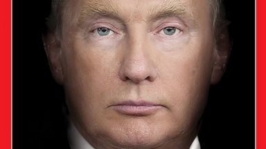 Тръмп  и Путин като един на корицата на "Тайм"