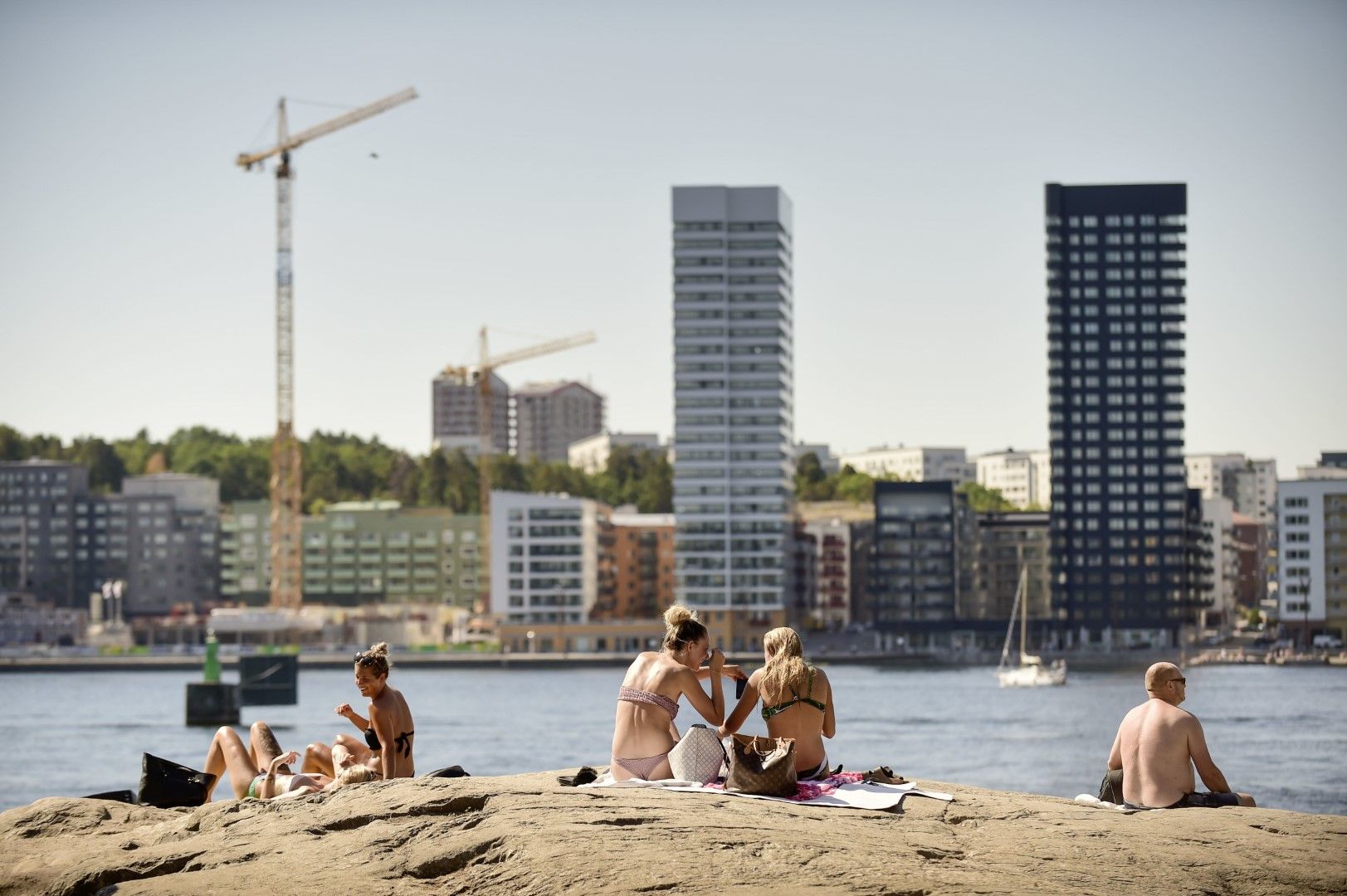 Горещ ден в Стокхолм 