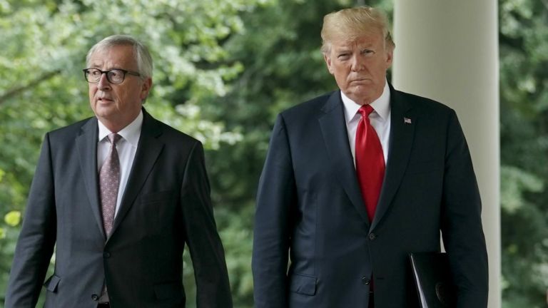 Тръмп и Юнкер се договориха: Няма да има търговска война ЕС-САЩ