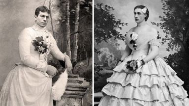 Странни фотографии от Викторианската епоха - мъже в женски дрехи и общи снимки с...мъртъвци