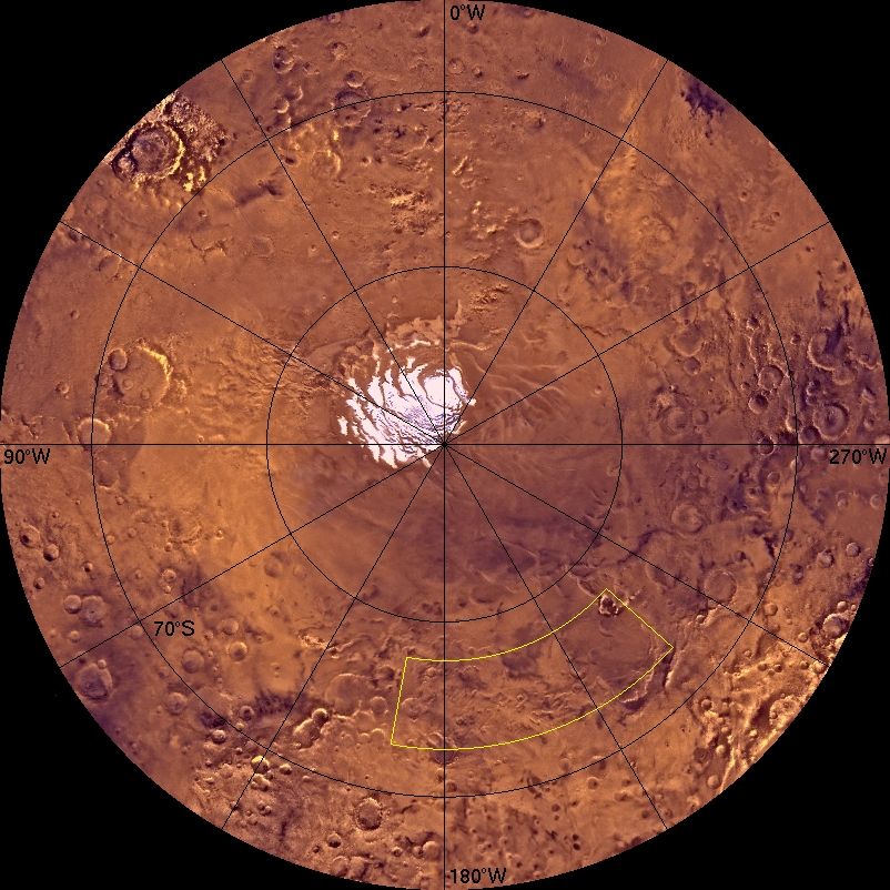 Южният полюс на Марс