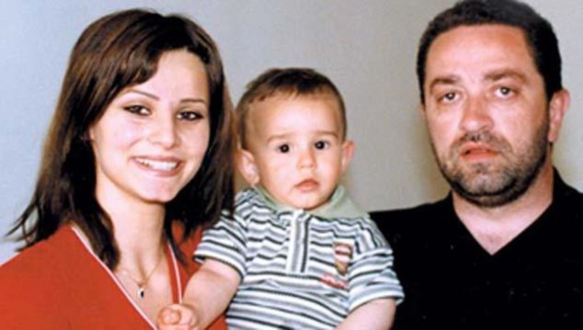 Ангел Димитров-Чората с жена си и детето им
