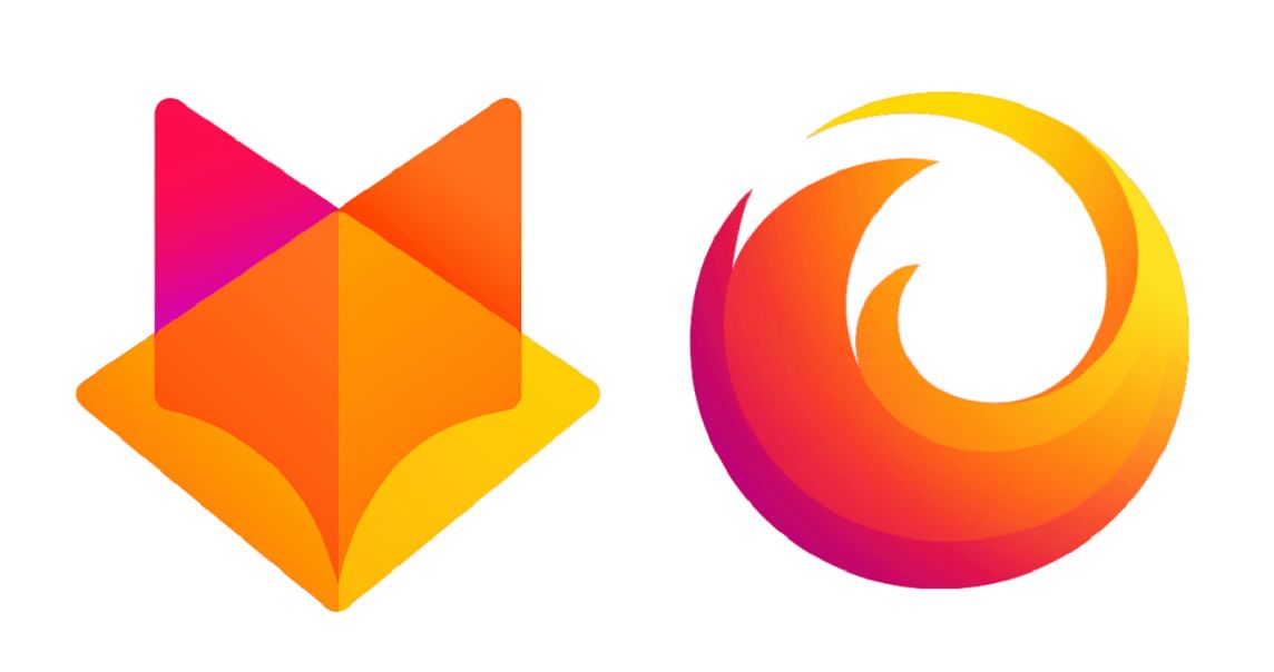 Двата варианта за ново лого на Firefox