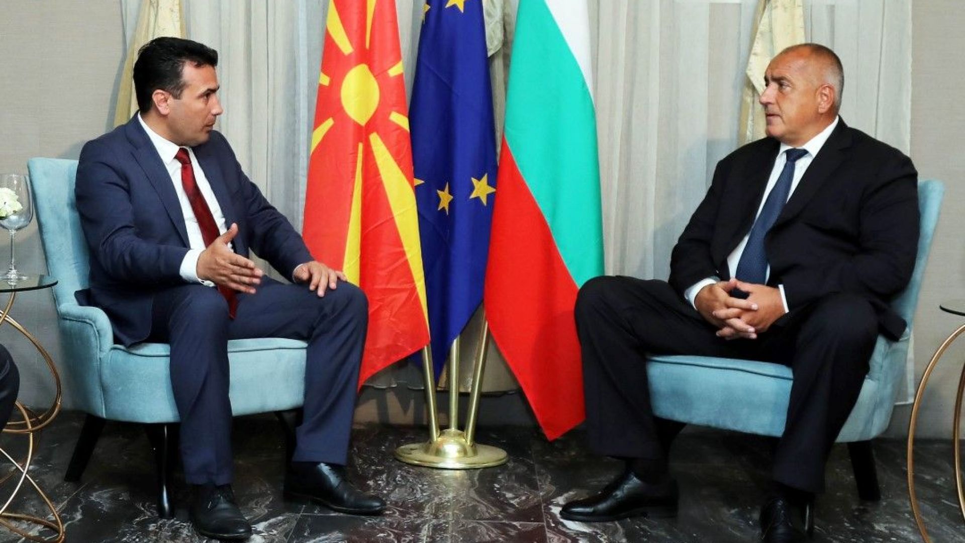Двамата премиери разговаряха в Благоевград 